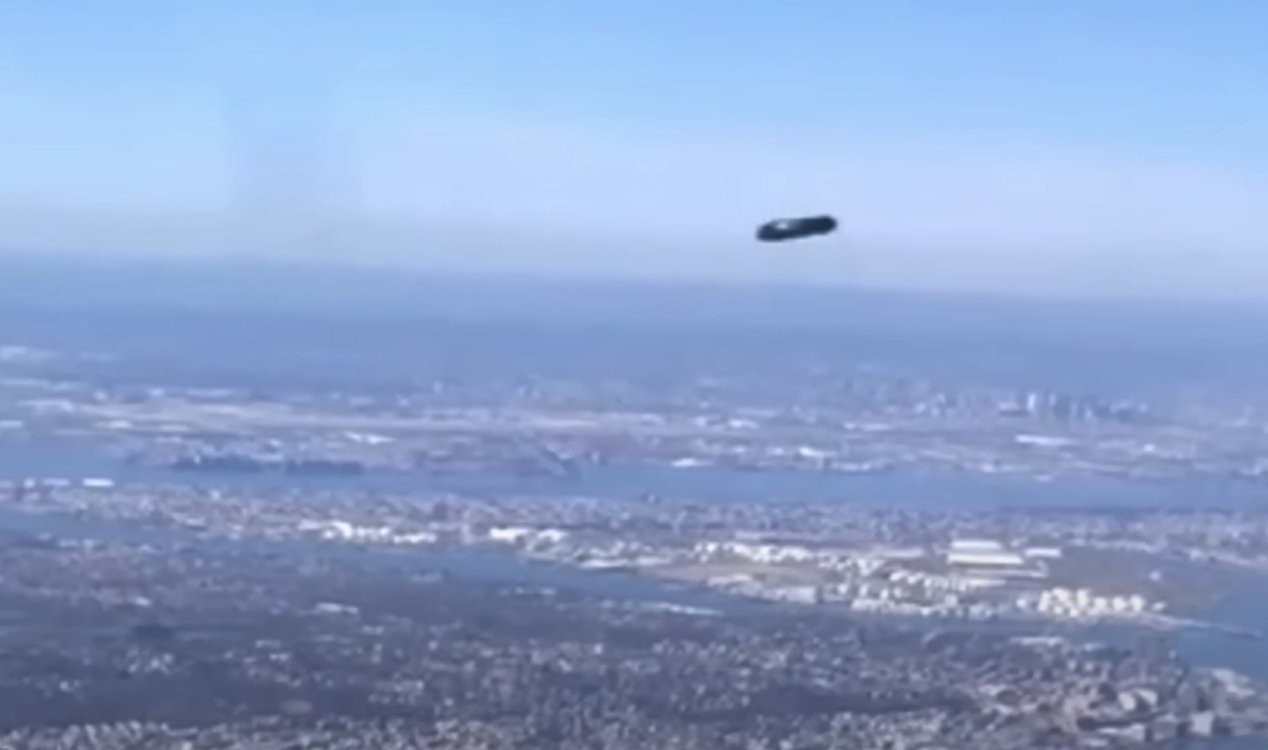 UFO over New York City.