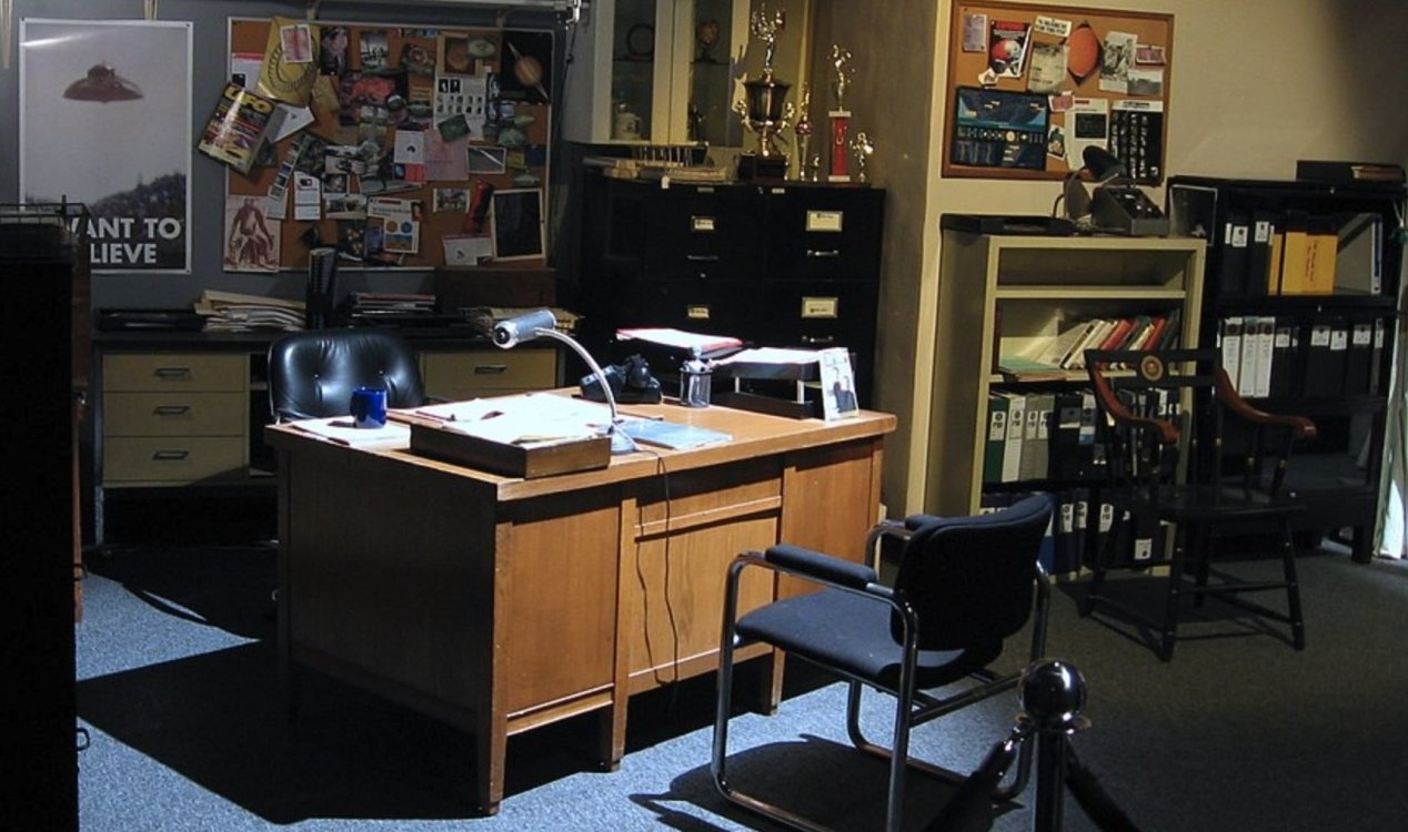 Office of Fox Mulder from The X-Files.