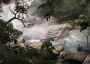 Boiling river